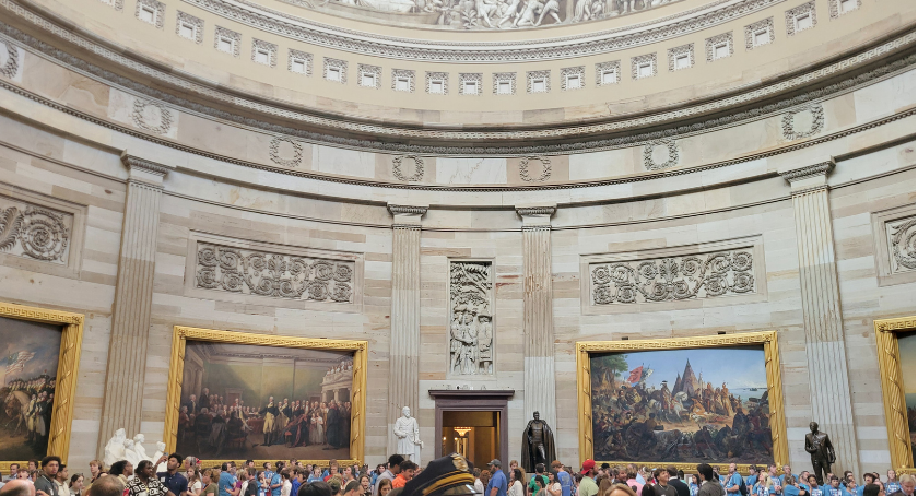 Several meetings took place in the Capitol in Washington DC.